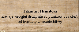 Disciples II - Talizman Thanatosa