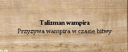 Disciples II - Talizman wampira